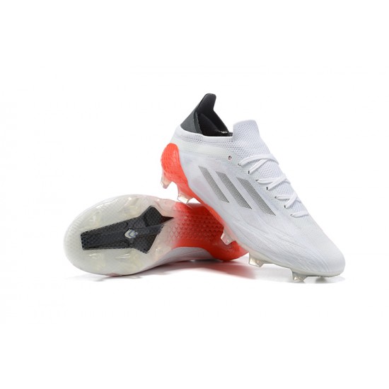 Adidas X Speedflow.1 FG Low White Red And Black Soccer Cleats