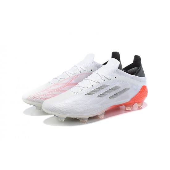 Adidas X Speedflow.1 FG Low White Red And Black Soccer Cleats