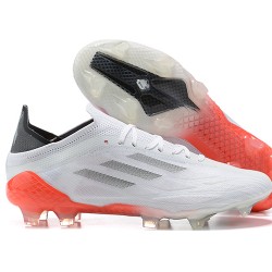 Adidas X Speedflow.1 FG Low White Red And Black Soccer Cleats