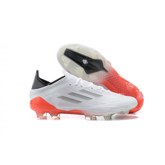 Adidas X Speedflow.1 FG Low White Red And Black Soccer Cleats