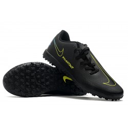 Nike Phantom GT TF Low Black Yellow Mens Soccer Cleats