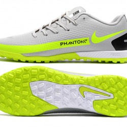 Nike Phantom GT TF Low Silver Green Soccer Cleats