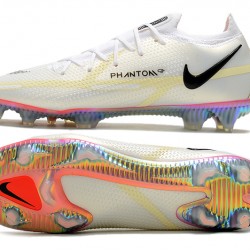 Nike Phantom GT2 Elite DF FG Low Beige White Black Soccer Cleats