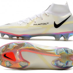 Nike Phantom GT2 Elite DF FG Mid Beige Black Soccer Cleats