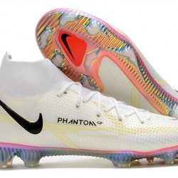 Nike Phantom GT2 Elite DF FG Mid Beige Black Soccer Cleats