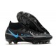 Nike Phantom GT2 Elite DF FG Mid Black Blue Soccer Cleats