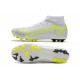 Nike Superfly 8 Academy AG Grey Yellow Mens Soccer Cleats