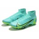 Nike Superfly 8 Elite AG Ltblue Yellow Black Soccer Cleats