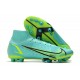 Nike Superfly 8 Elite AG Ltblue Yellow Black Soccer Cleats