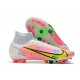 Nike Superfly 8 Elite AG Mid Pink Green Grey Soccer Cleats