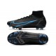 Nike Superfly 8 Elite FG Black Blue Men Soccer Cleats